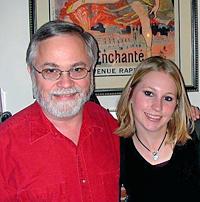 Ren� Rondeau and his daughter, Christie